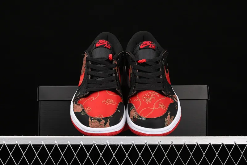 All categories Air Jordan Jordan series basketball shoes Air Jordan 1 Low Air Jordan 1 Low AJ1 Joe 1 Chinese red silk low-top cultural and leisure sports sneakers DD2233-001